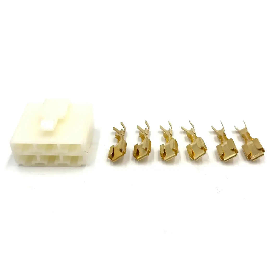 6-pin connector (F) 6.3mm 